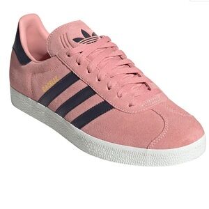 Adidas Gezelle Low Top Athletic Indoor Suede Pink Salmon Men’s Shoes Size 11
